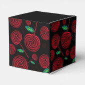 lujoso rojo y negro para celebración geschenkschachtel (Rückseite)