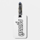 Luk Kreung Ō Half Thai Half Farang Ō Gepäckanhänger (Rückseite vertikal)