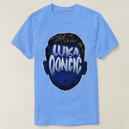 Luka Doncic Dallas Player Silhouette TShirt (Design vorne)