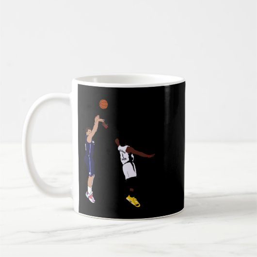 Luka Doncic Game Gewinner über Los Angeles Clipp Kaffeetasse (Links)