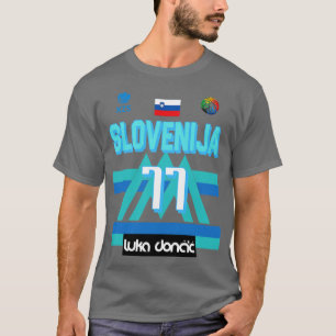 Luka Doncic Slowenien Fan Design 3 T-Shirt