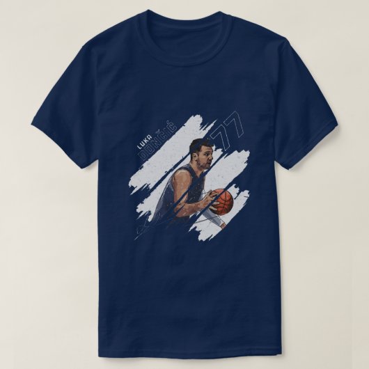Luka Doncic Stripes T-Shirt (Design vorne)