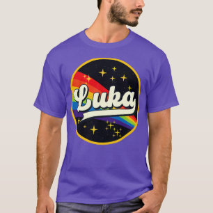 Luka Regenbogen im Weltraum im Vintage-Stil T-Shirt