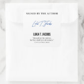 Luka T. Jacobs Author Buchzeichen #2 Square Sticke Quadratischer Aufkleber (Tasche)