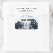 Luka T. Jacobs Author Namplate Cryptid - Aufkleber (Tasche)