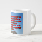 Lukas 12:6-7 WEBU Mug Jumbo-Tasse (Vorderseite Rechts)