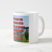 Lukas 14:11 WEBU Mug Jumbo-Tasse (Vorderseite Rechts)