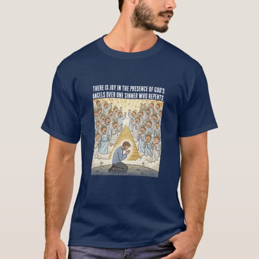 Lukas 15:10 T-Shirt (Vorderseite)