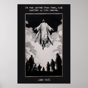 Lukas 24 51 Himmelfahrt-Kunstprint In den Himmel g Poster