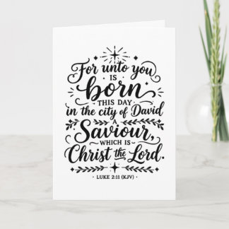 Lukas 2,11 Bibelvers Handlettering Christlich Dankeskarte