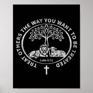 Lukas 6_31 Jesus Bibelvers Christlicher Glaube Die Poster