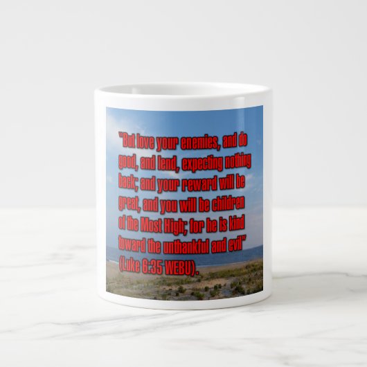 Lukas 6:35 WEBU Tasse (Vorderseite)