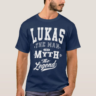 Lukas Personalisiert Name Geburtstagsgeschenk T-Shirt