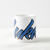 Lukas Vorname Name blue Tasse Kaffeetasse (Mittel)