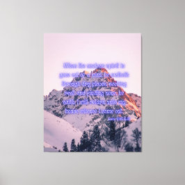 Luke 11:24 Bibelverse KJV Gemälde Kunst Leinwanddruck