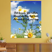 Luke 11:28 Bibelverse KJV Gemälde Kunst Leinwanddruck (Insitu (Wohnzimmer))