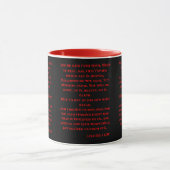 Luke 11:2-4 KJV Bibelschrift Zwei-Tone Tasse (Zentrum)