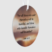 Luke 14:11 ornament (Vorderseite)