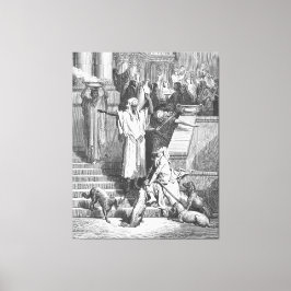 Luke 16 Lazarus Outside the Rich Man's House Leinwanddruck