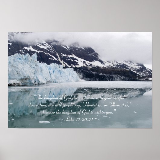 Luke 17:20,21 Poster (Vorne)