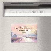 Luke 18:27 Jesus antwortete mit der Bibel Gottes a Magnet (In Situ (Geschirrspüler))