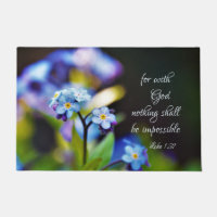 Luke 1:37 Denn mit Gott wird nichts unmöglich sein