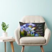 Luke 1:37 Denn mit Gott wird nichts unmöglich sein Lendenkissen (Stuhl )