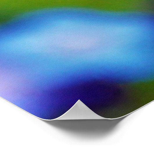 Luke 1:37 Denn mit Gott wird nichts unmöglich sein Poster (Ecke)