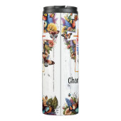 Luke 1:37 Der Glaube macht Dinge möglich Thermosbecher (Rückseite)