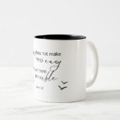 Luke 1:37 Der Glaube macht keine Tasse der Schrift (VorderseiteRechts)