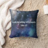 Luke 1:37 kissen (Decke)