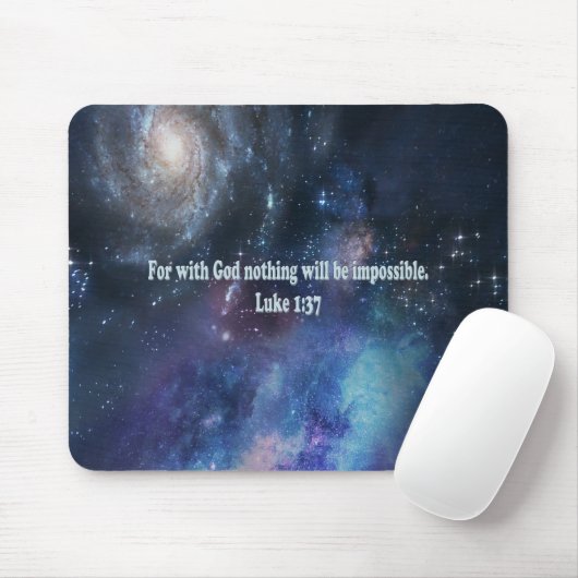 Luke 1:37 mousepad (Mit Mouse)