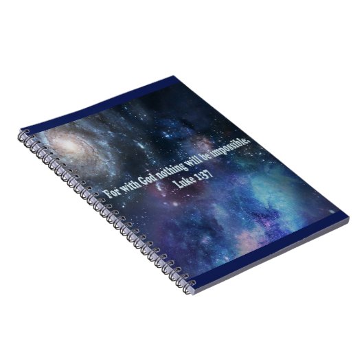 Luke 1:37 notizblock (Rechte Seite)