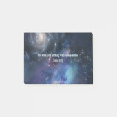 Luke 1:37 post-it klebezettel (Vorderseite)