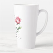 Luke 1:45 Gesegnet ist Sie Rose Blume Milchtasse (Rechts)