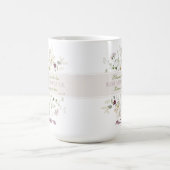 Luke 1:45 Selig ist ihre Wildblume Kaffeetasse (Mittel)