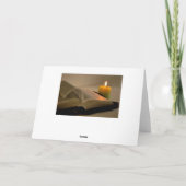 Luke 22:42 Nicht mein Wille, sondern euer seid get Karte (Rückseite)