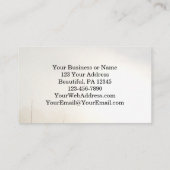 Luke 22:42 Nicht mein Wille, sondern euer seid get Visitenkarte (Rückseite)