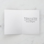 Luke 24:6-7 Easter Card Risen Savior Scripture  Karte (Innenseite)