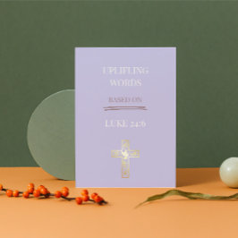 Luke 24:6 Christian Reflection Card Feiertagskarte