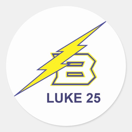 LUKE 25 RUNDER AUFKLEBER (Vorderseite)