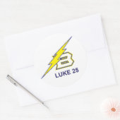 LUKE 25 RUNDER AUFKLEBER (Umschlag)