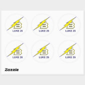 LUKE 25 RUNDER AUFKLEBER (Blatt)