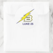 LUKE 25 RUNDER AUFKLEBER (Tasche)