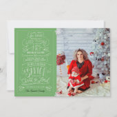 Luke 2-10-11 Weihnachtskarte Einladung (Vorderseite)