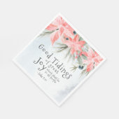 Luke 2:10 Gute Nachricht von großer Freude, Weihna Serviette (Ecke)