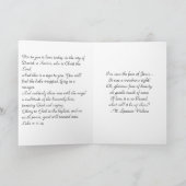 Luke 2:11-14 Weihnachtskarte Feiertagskarte (Innenseite)