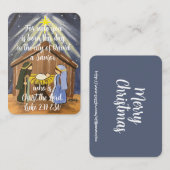 Luke 2:11 Kripture Business Cards Visitenkarte (Vorne/Hinten)