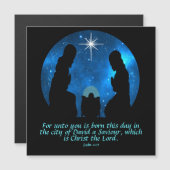 Luke 2:11 Magnetkarte (Vorne/Hinten)