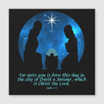 Luke 2:11 Magnetkarte